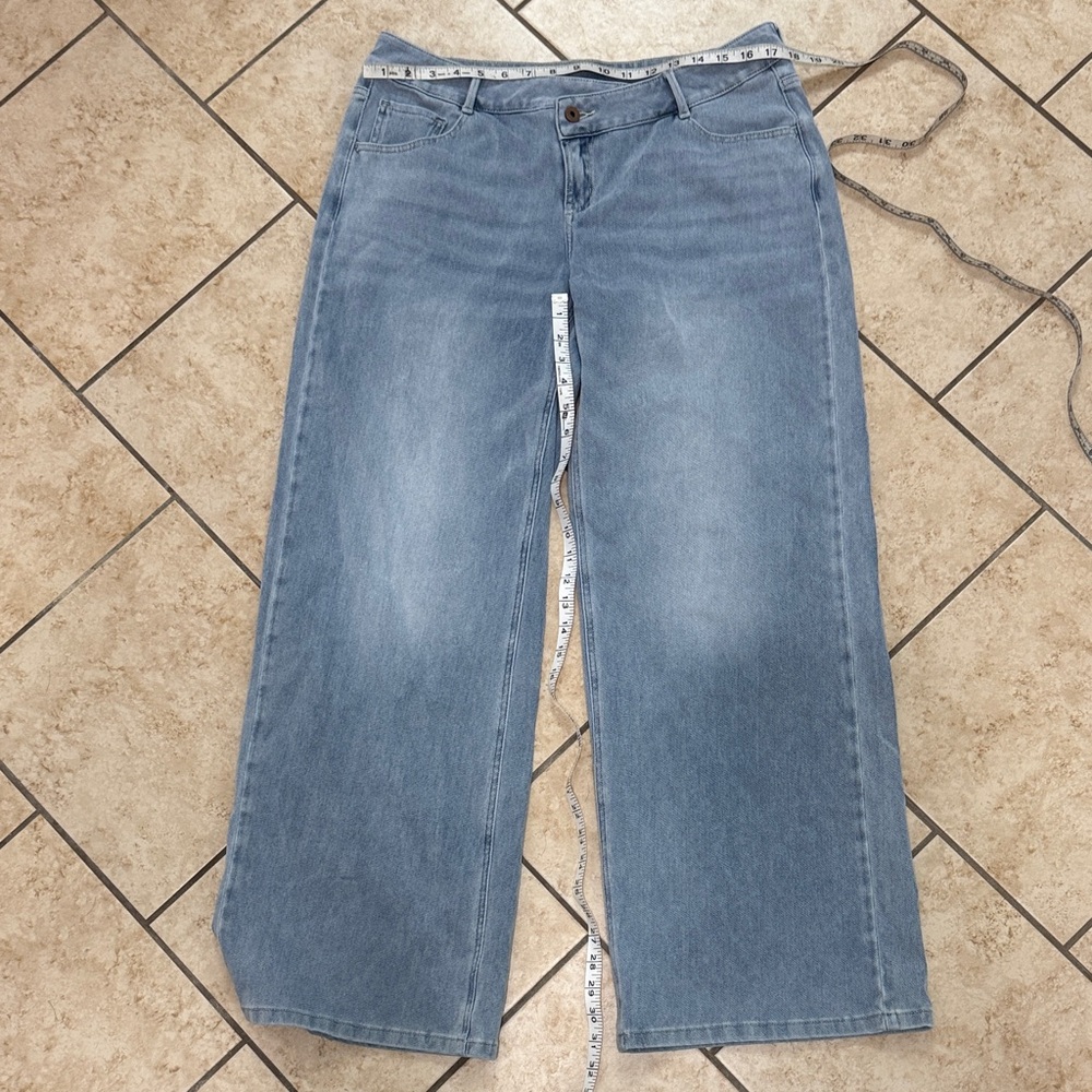 HALARA Light Blue Straight Leg Jeans